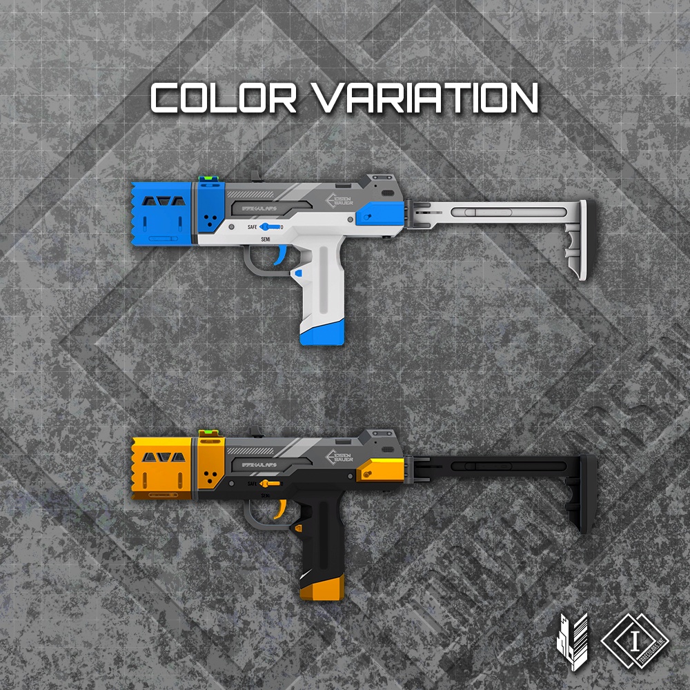 【オリジナル3Dモデル】Zac11-ザックイレヴン-【サブマシンガン】