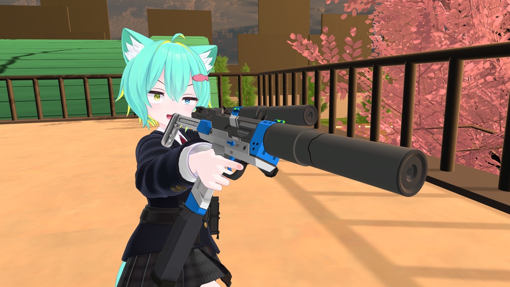 【オリジナル3Dモデル】Zac11-ザックイレヴン-【サブマシンガン】