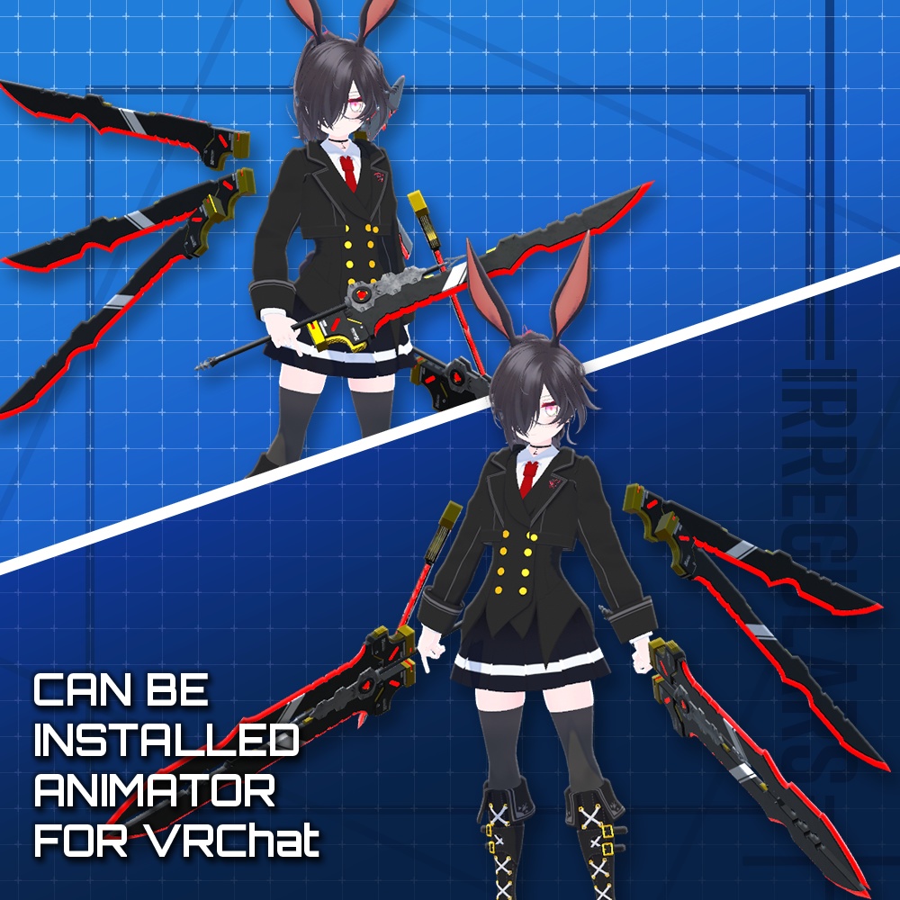 【オリジナル3Dモデル】Cavalier-カヴァリエ-【浮遊大剣】