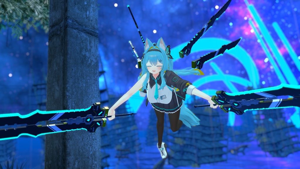 【オリジナル3Dモデル】Cavalier-カヴァリエ-【浮遊大剣】