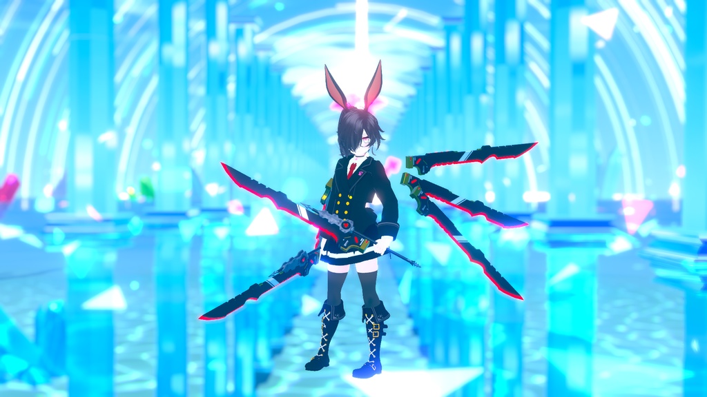 【オリジナル3Dモデル】Cavalier-カヴァリエ-【浮遊大剣】