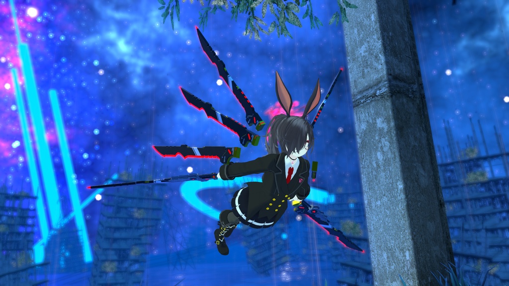 【オリジナル3Dモデル】Cavalier-カヴァリエ-【浮遊大剣】