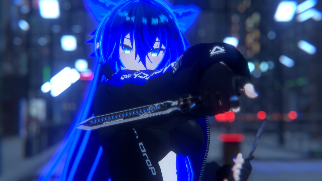 【オリジナル3Dモデル】KOTETU-コテツ-【Sci-Fiナイフ】