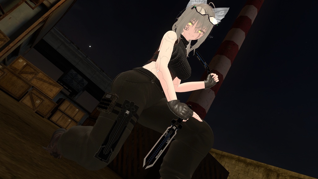 【オリジナル3Dモデル】KOTETU-コテツ-【Sci-Fiナイフ】