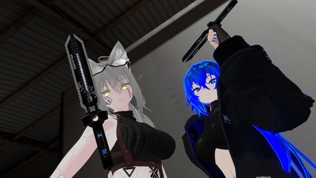 【オリジナル3Dモデル】KOTETU-コテツ-【Sci-Fiナイフ】