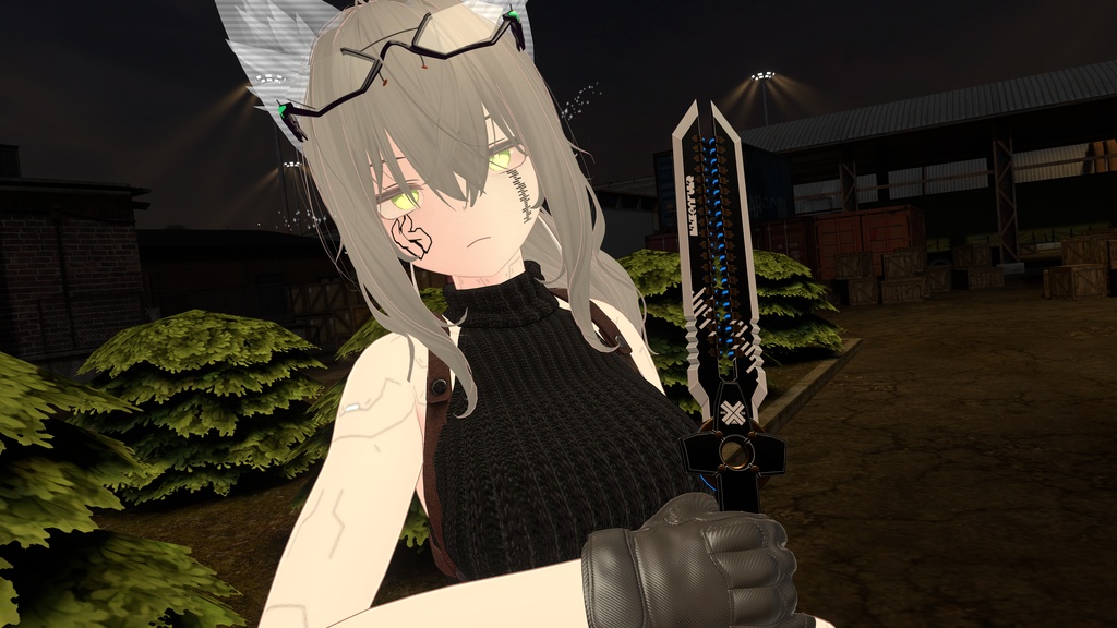 【オリジナル3Dモデル】KOTETU-コテツ-【Sci-Fiナイフ】