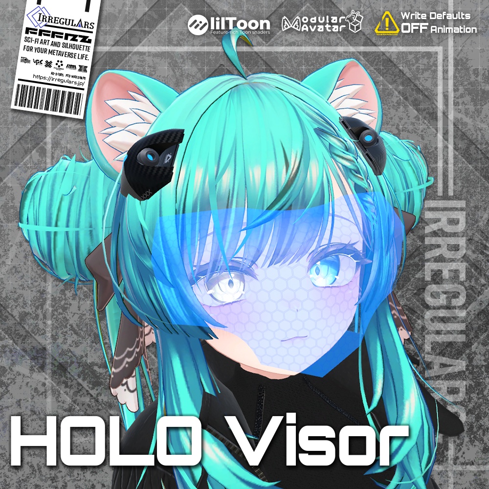 【オリジナル3Dモデル】HOLOVisor【ホログラムバイザー】
