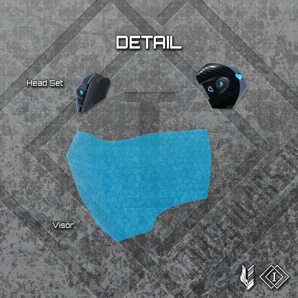 【オリジナル3Dモデル】HOLOVisor【ホログラムバイザー】