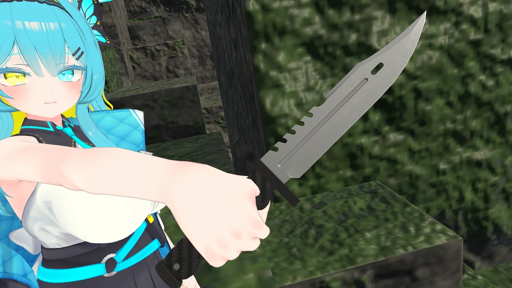 【オリジナル3Dモデル】UtilEdge-ユーティルエッジ-【コンバットナイフ】