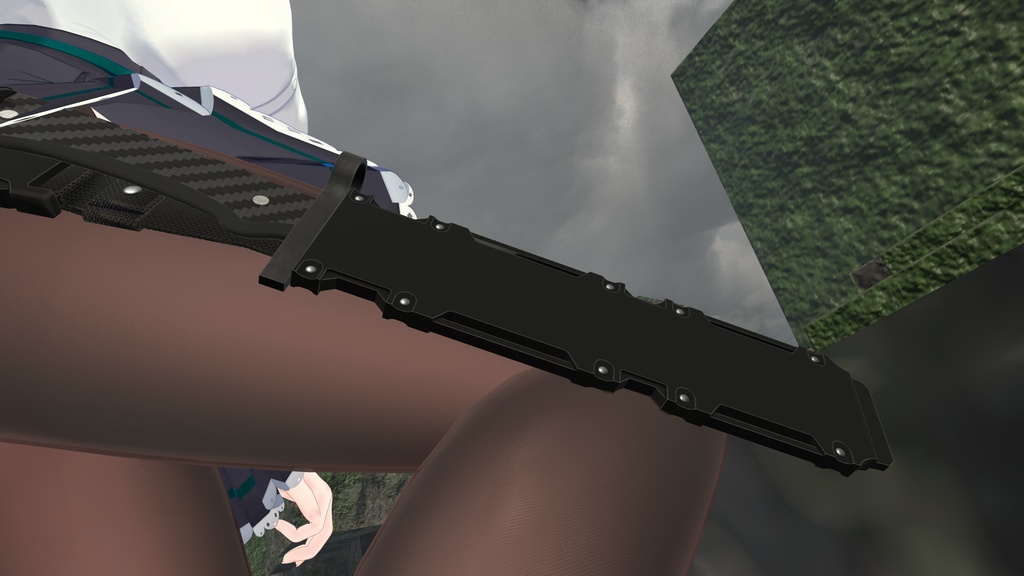 【オリジナル3Dモデル】UtilEdge-ユーティルエッジ-【コンバットナイフ】