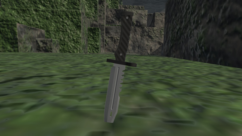 【オリジナル3Dモデル】UtilEdge-ユーティルエッジ-【コンバットナイフ】