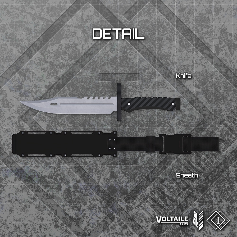 【オリジナル3Dモデル】UtilEdge-ユーティルエッジ-【コンバットナイフ】