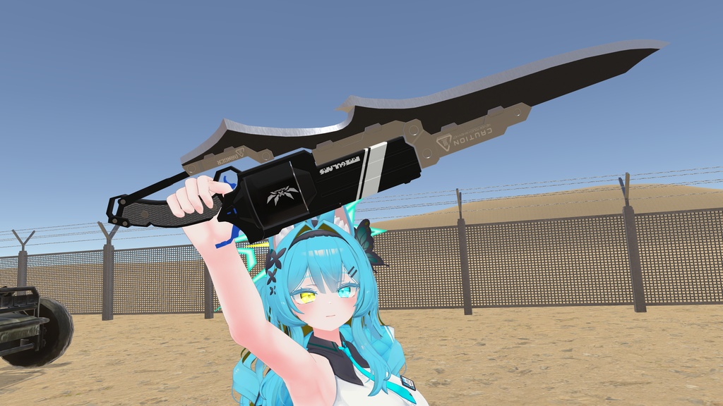 【オリジナル3Dモデル】JouleSaiph-ジャールサイフ-【ガンブレード】