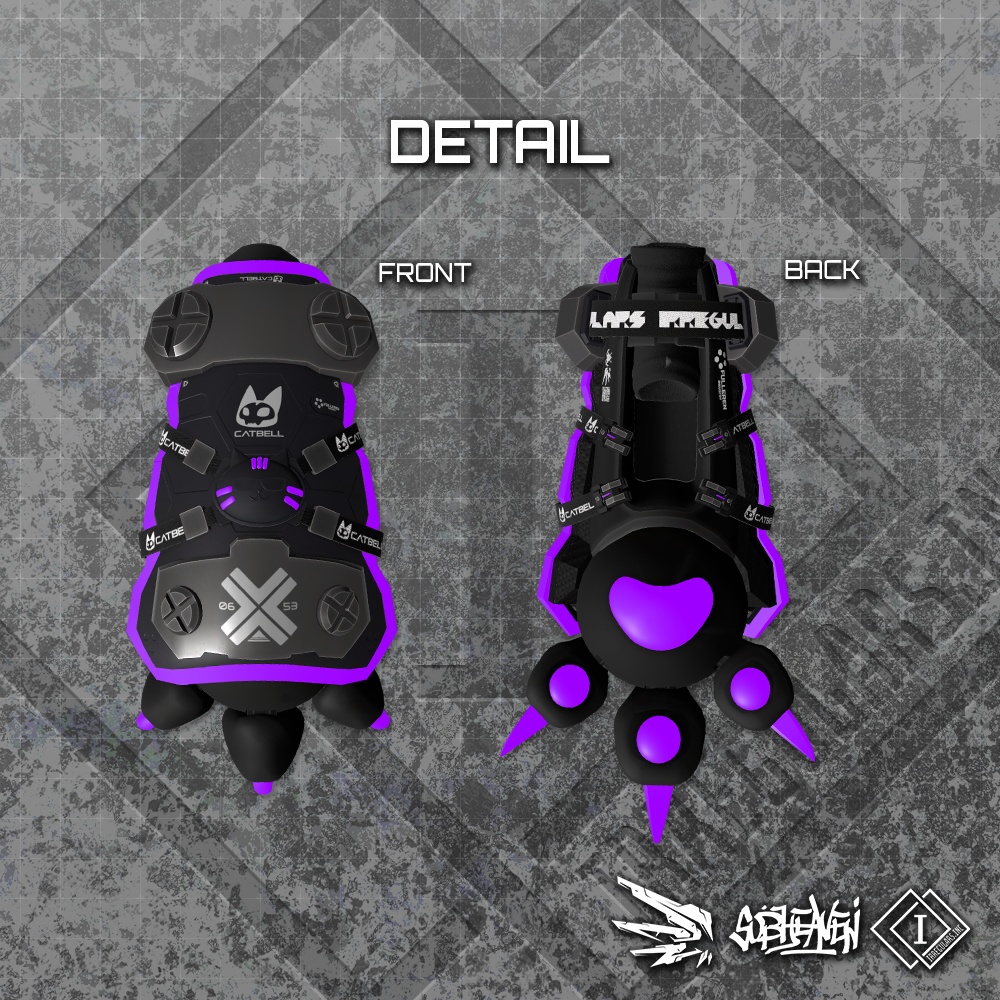 【オリジナル3Dモデル】CTM-K N2 Gauntlet-ニャントレット-【ガントレット】