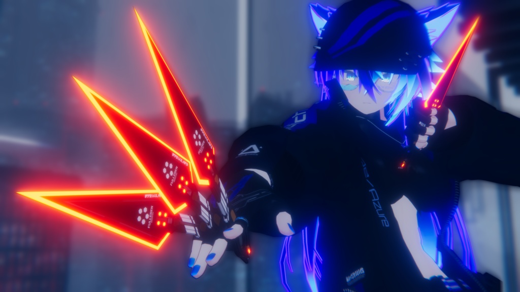 【オリジナル3Dモデル】 KAGEROU-陽炎-【クナイ】