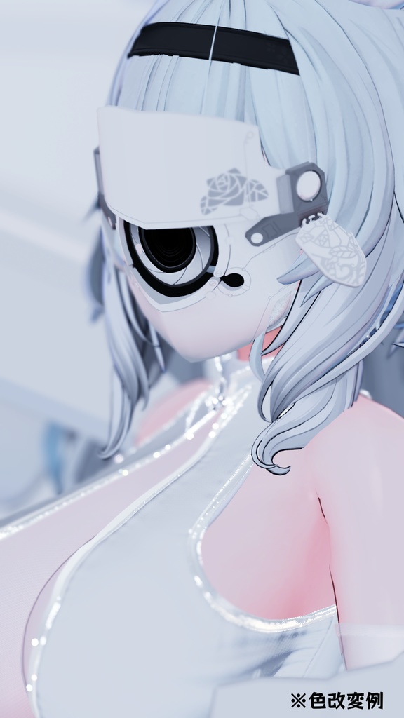 【オリジナル3Dモデル】French Lace【マスク】