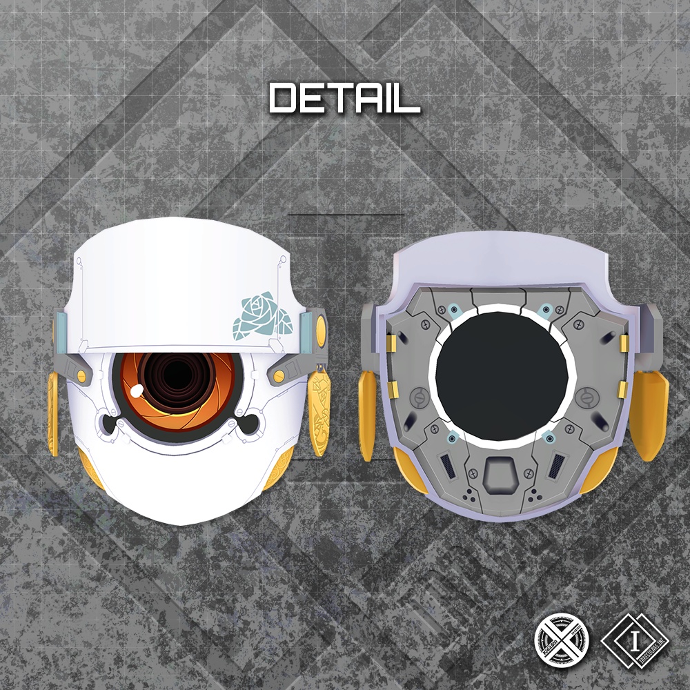 【オリジナル3Dモデル】French Lace【マスク】