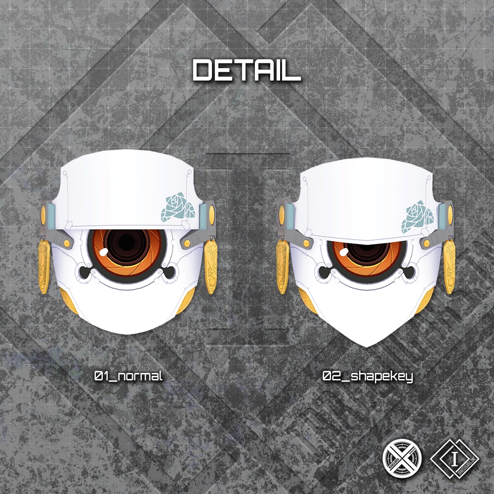 【オリジナル3Dモデル】French Lace【マスク】