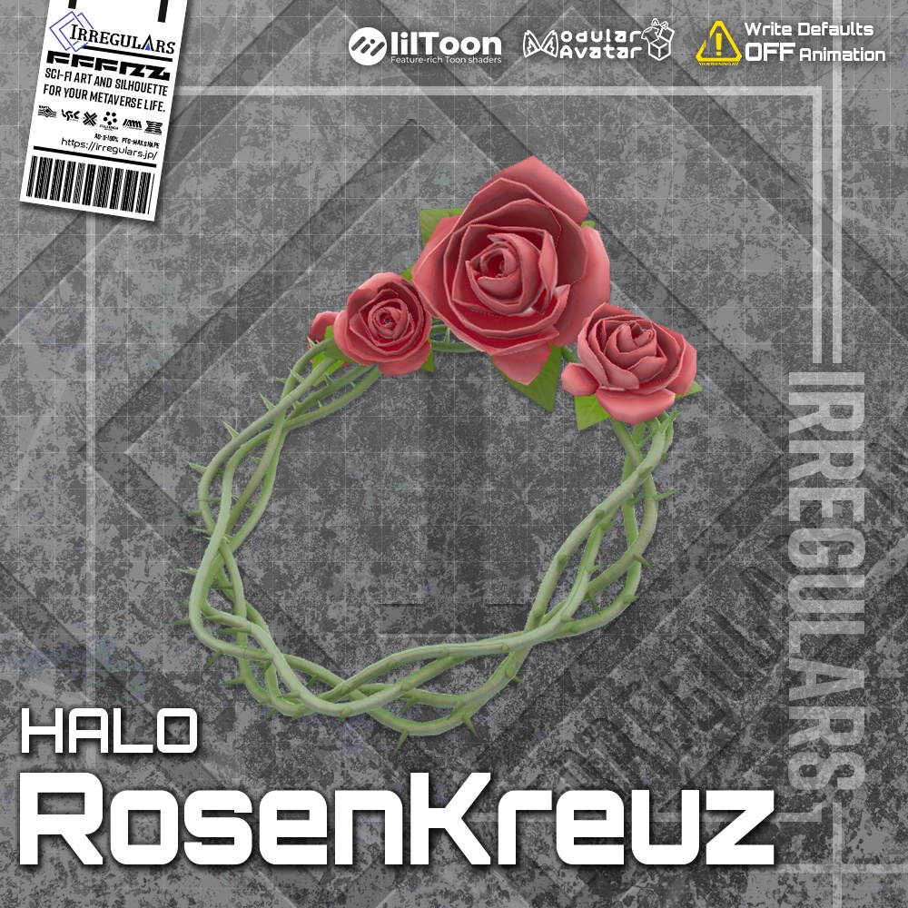 【オリジナル3Dモデル】RosenKreuz【ヘイロー】