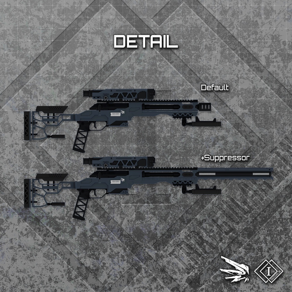 【オリジナル3Dモデル】ManHunter-マンハンター-【ボルトアクションライフル】