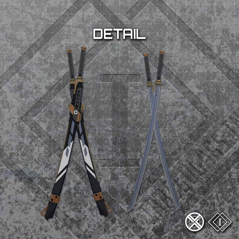 【オリジナル3Dモデル】剛毅朴訥-ゴウキボクトツ-【日本刀】