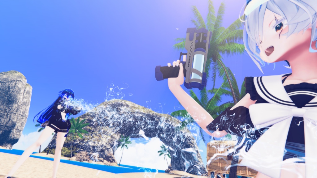 【オリジナル3Dモデル】Cyber Blaster-サイバーブラスター-【水鉄砲】