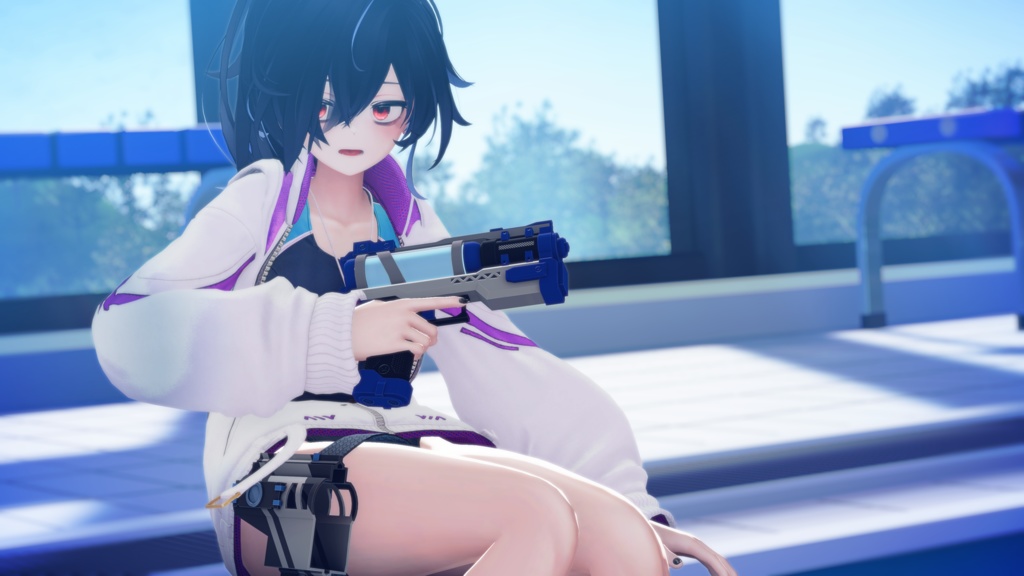 【オリジナル3Dモデル】Cyber Blaster-サイバーブラスター-【水鉄砲】