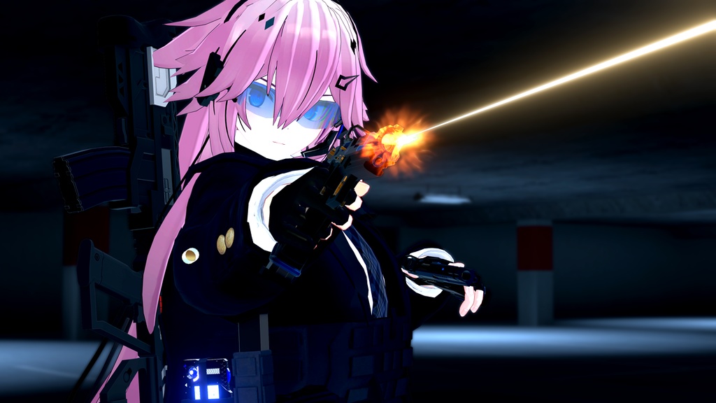 【オリジナル3Dモデル】Orthros-オルトロス-【二丁拳銃】