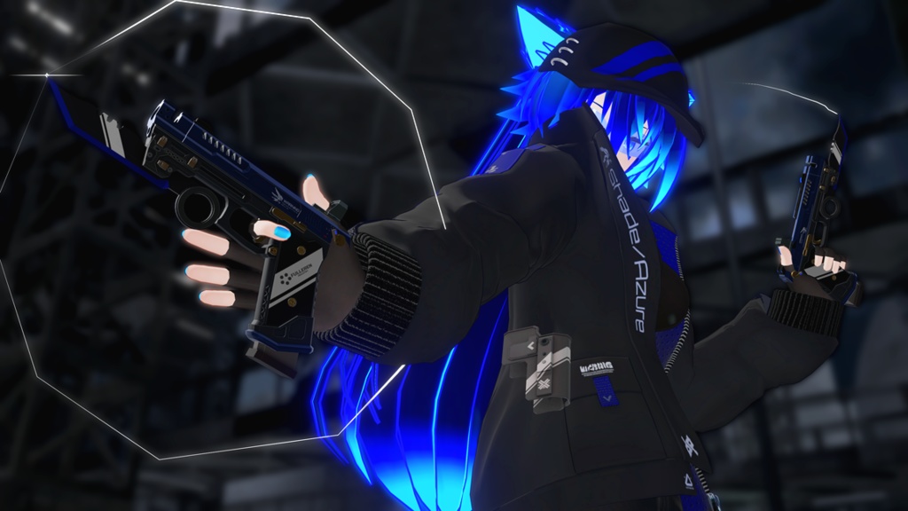 【オリジナル3Dモデル】Orthros-オルトロス-【二丁拳銃】