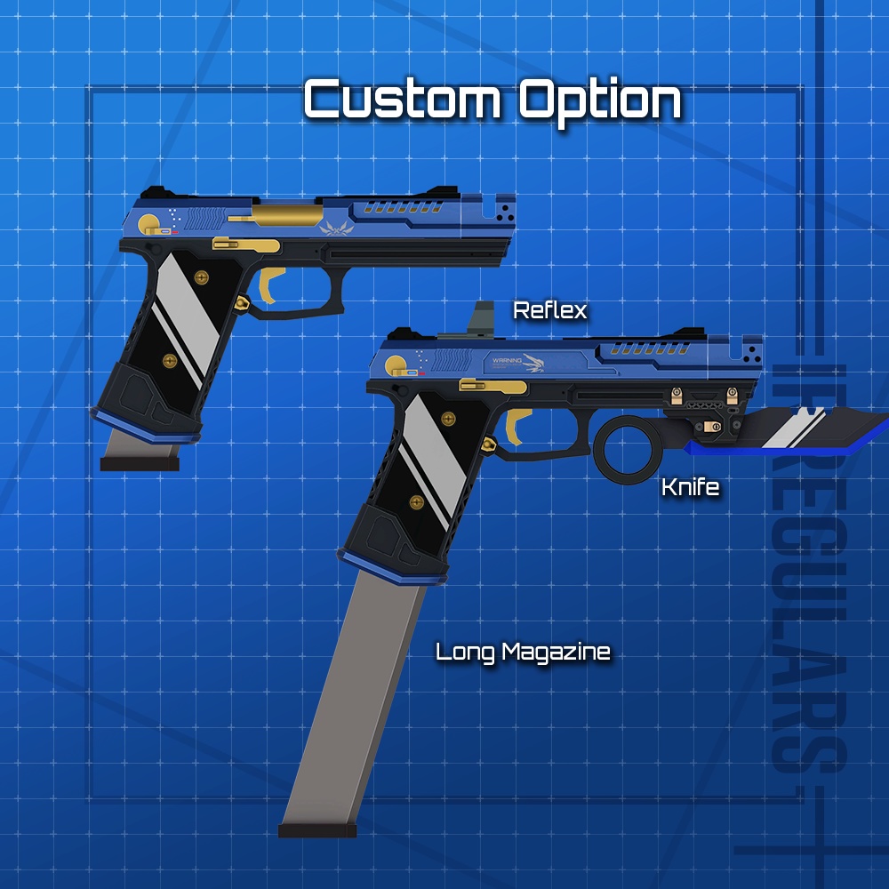 【オリジナル3Dモデル】Orthros-オルトロス-【二丁拳銃】