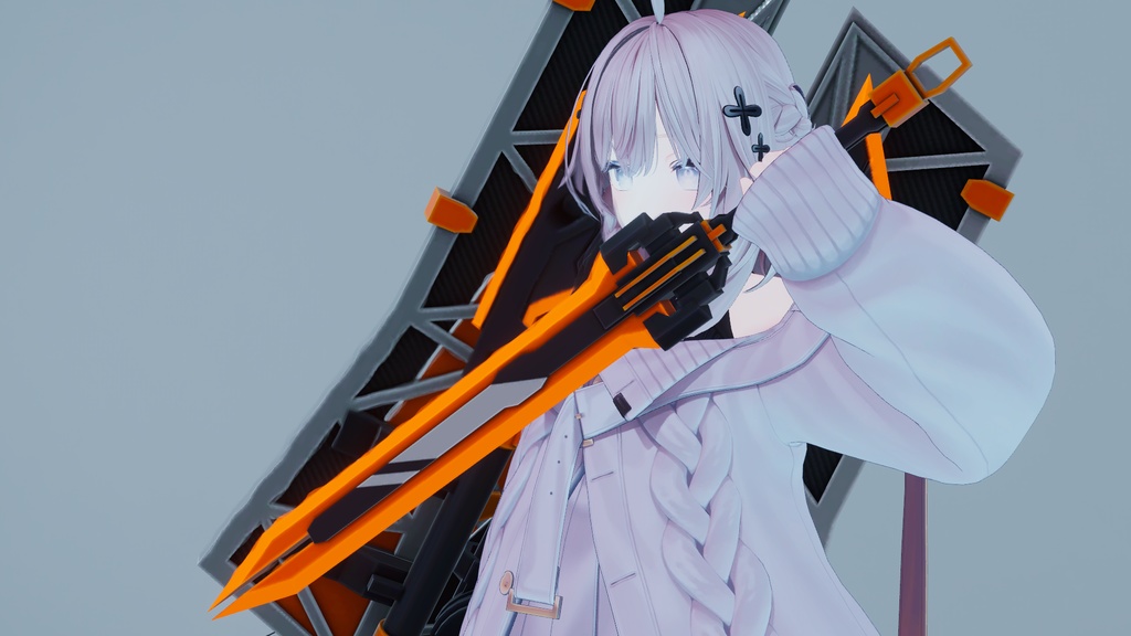 【オリジナル3Dモデル】Escudo Tijeras-エスクード・ティヘラス-【剣盾】