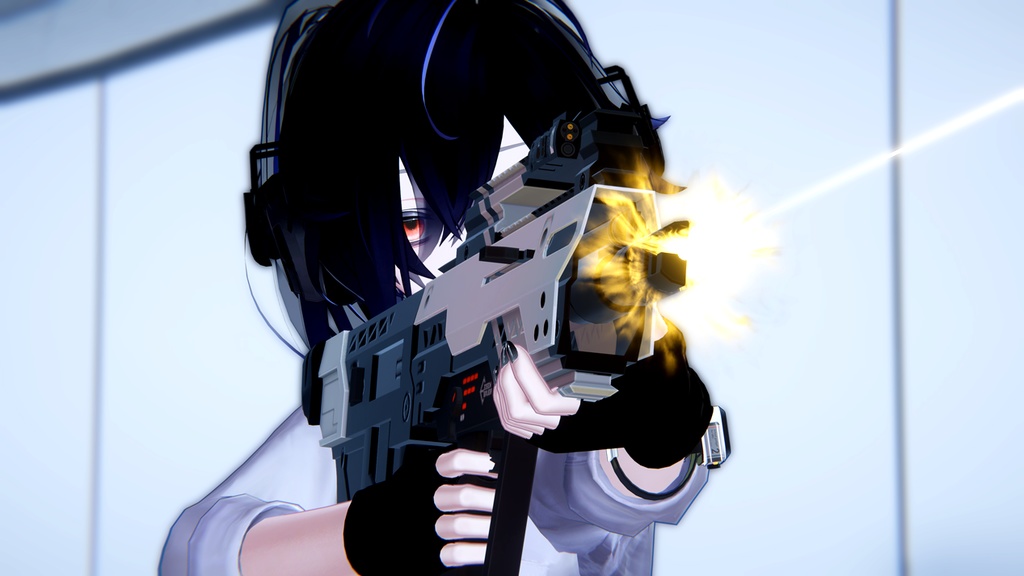 【オリジナル3Dモデル】Chapalu-シャパリュ-【ブルパップライフル】