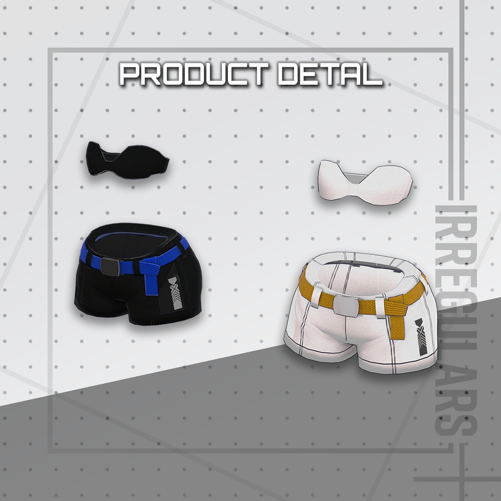 【オリジナル3Dモデル】GridRunner【アバター対応衣装】