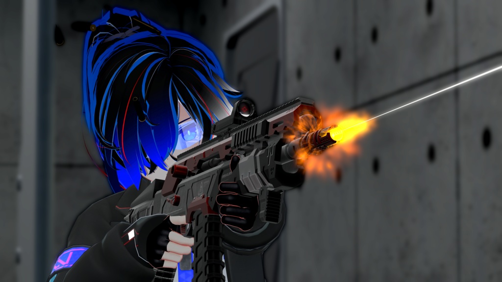 【オリジナル3Dモデル】Aggressor-アグレッサー-【アサルトライフル】