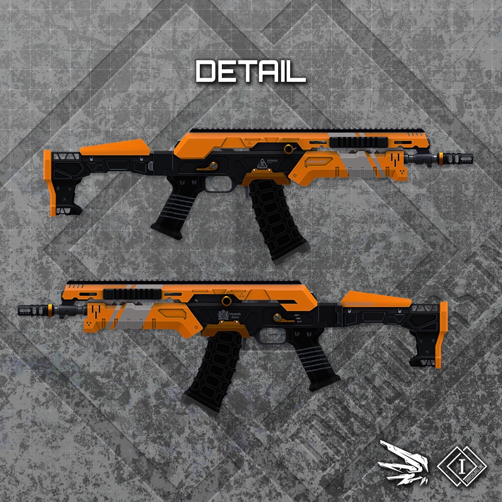 【オリジナル3Dモデル】Aggressor-アグレッサー-【アサルトライフル】