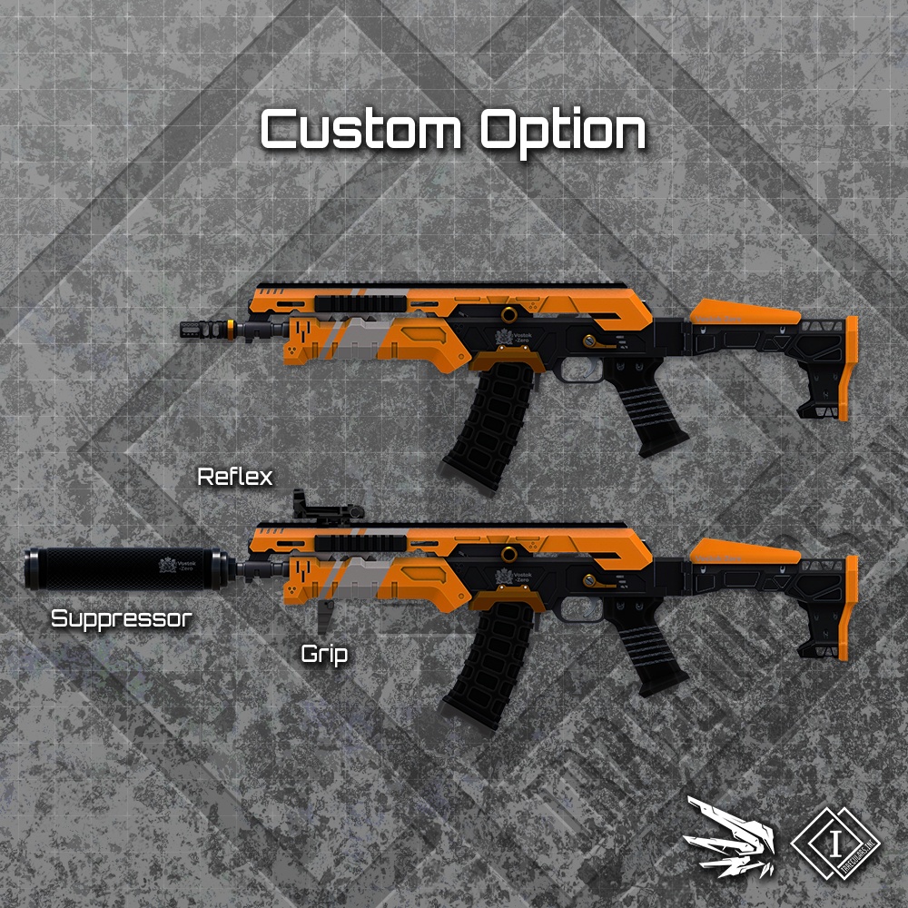 【オリジナル3Dモデル】Aggressor-アグレッサー-【アサルトライフル】