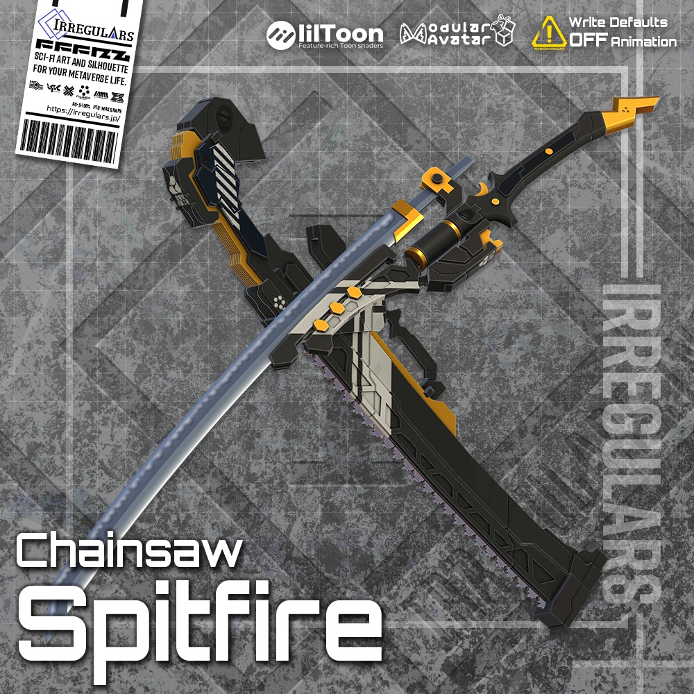 【オリジナル3Dモデル】Spitfire-スピットファイア-【大太刀】
