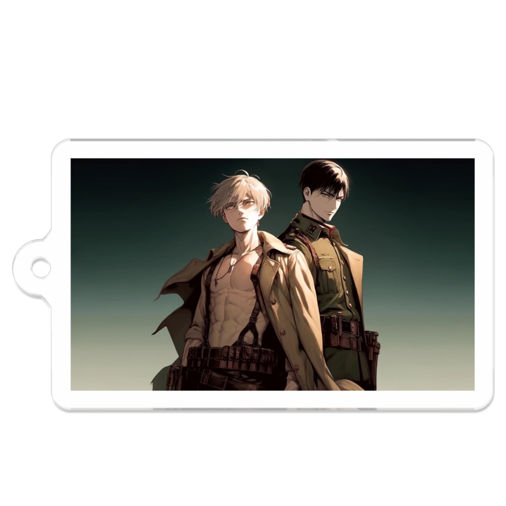 7_軍服-真面目で寡黙な年下部下×ちょっとガードが甘いお兄さん上官_アクリルキーホルダー