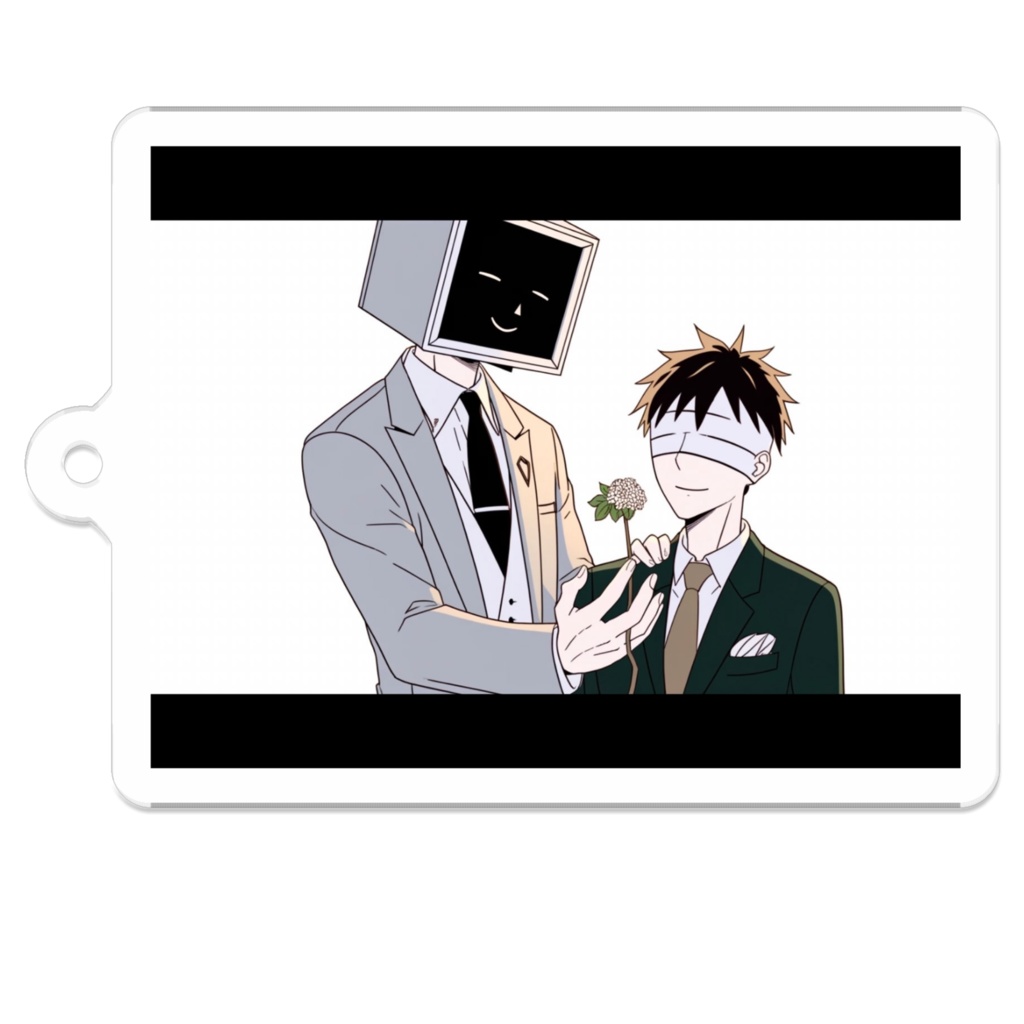 6_テレビ男と盲目男子_アクリルキーホルダー
