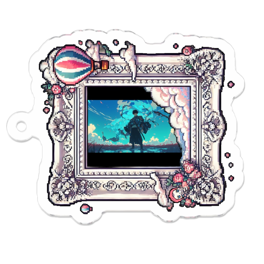 5_風を感じるイラスト集_アクリルキーホルダー