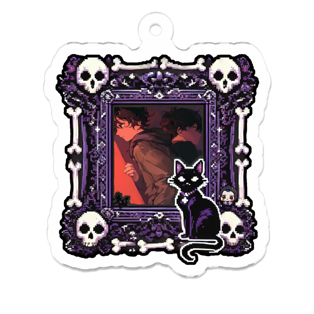 4_ホラーとブロマンス2_アクリルキーホルダー