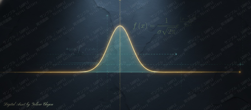 【24K Logic Art】The Zenith of Probability - Normal Distribution (ガウス分布)