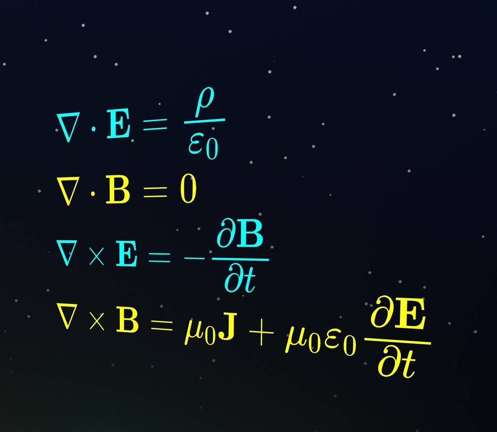 【20K Logic Art】光の調和 - マクスウェル方程式 (Maxwell's Equations)