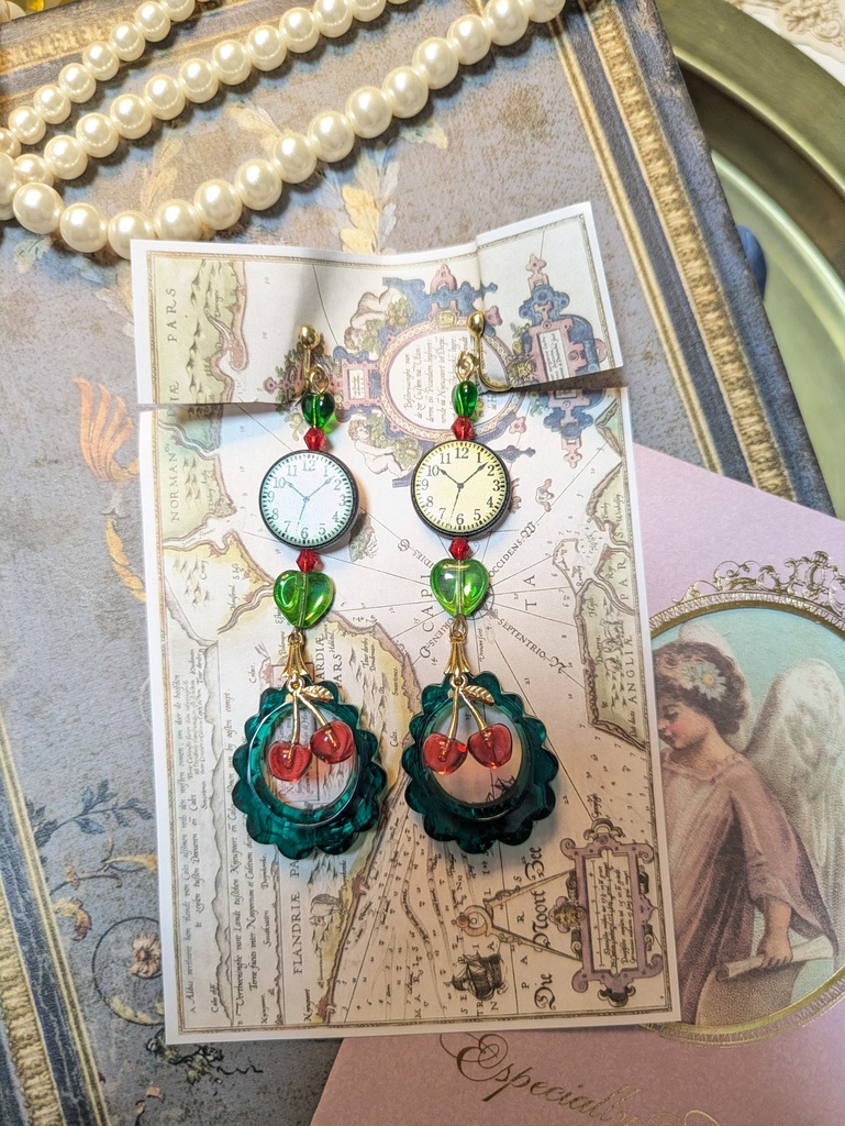 ジョジョの奇妙な冒険 花京院典明イメージ イヤリング/ピアス