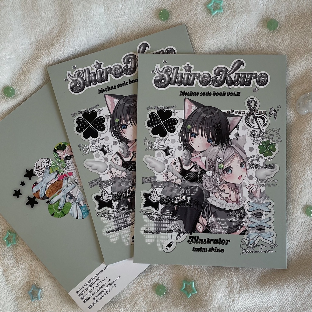 デザフェス新刊『しろくろ着せ替えコーデブック2』