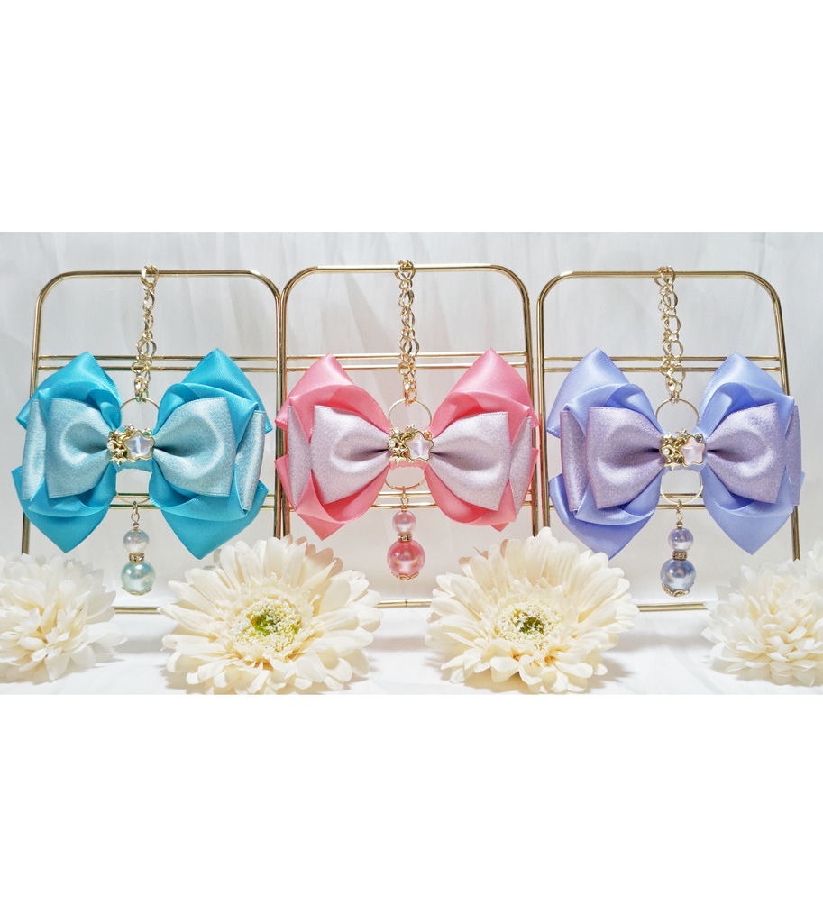 リボンバッグチャーム