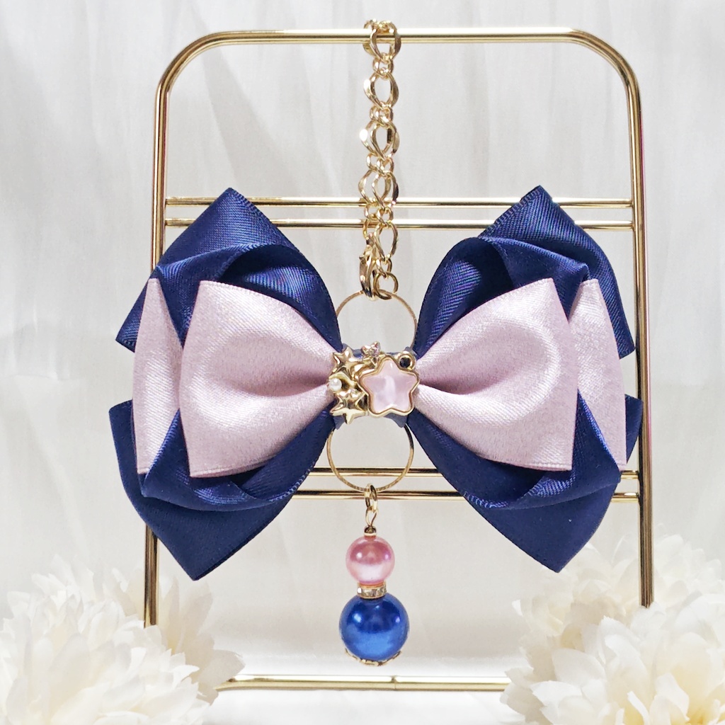 リボンバッグチャーム