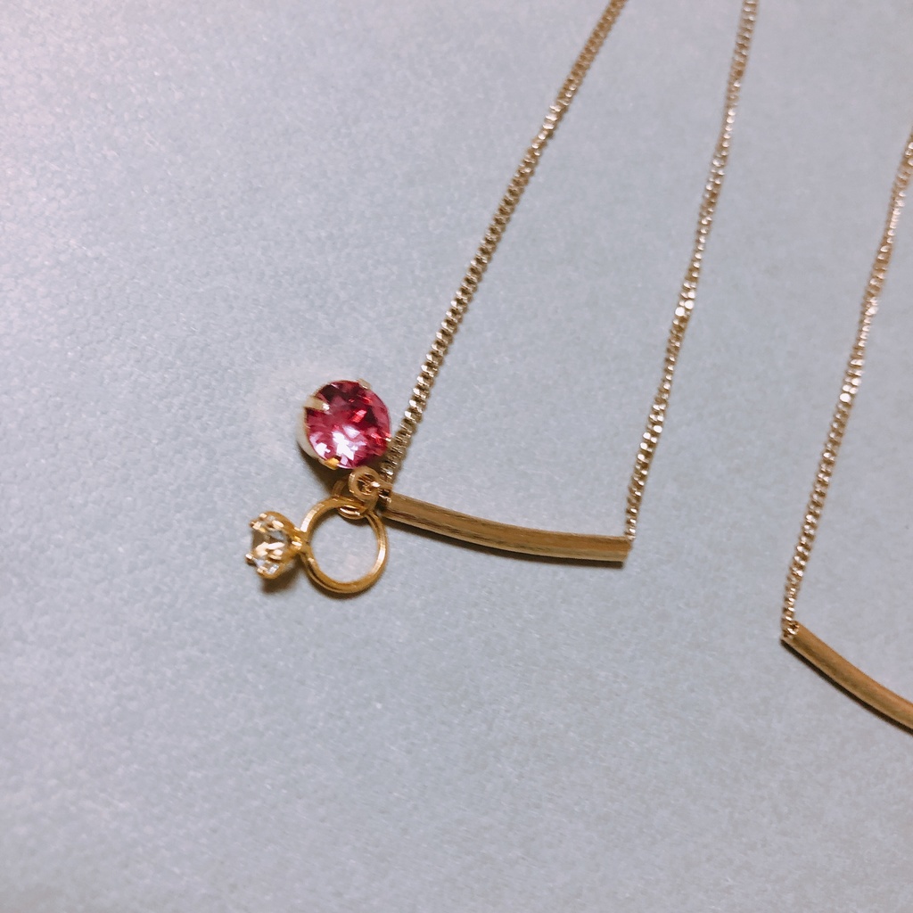 A3! 誕生石リングとスワロフスキーのブレスレット