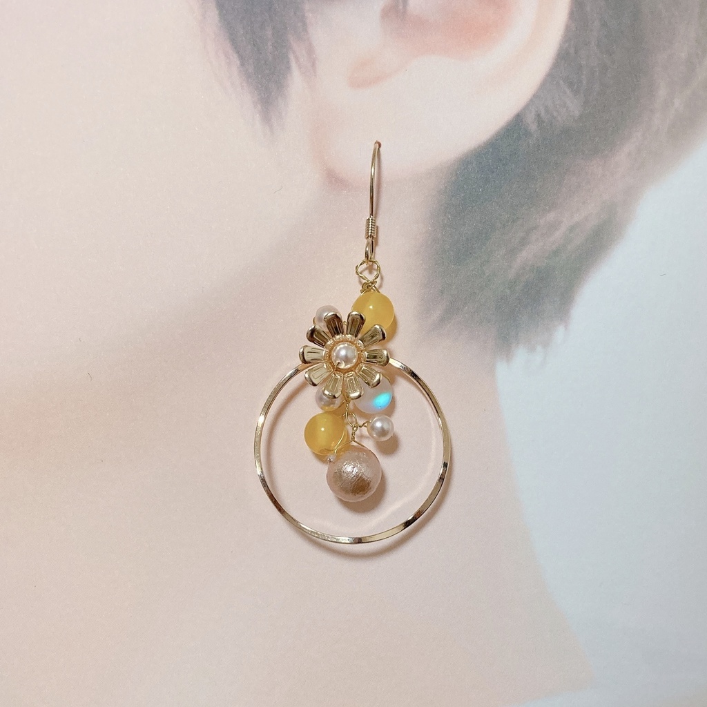 各組モチーフ しゃぼん玉ピアス(イヤリング)