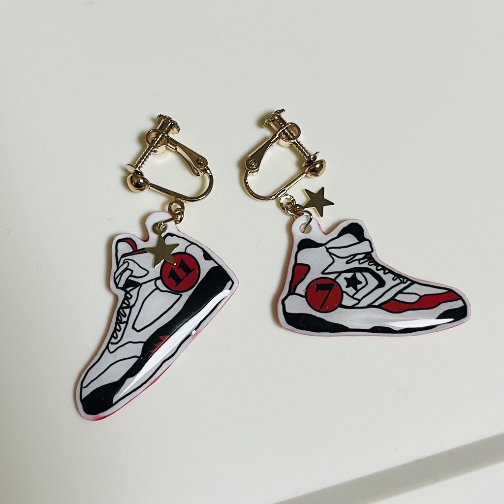 (SD)バッシュモチーフピアス(イヤリング)